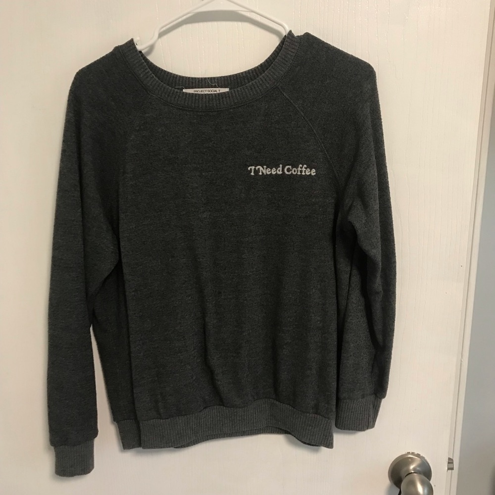 Gray sweater
